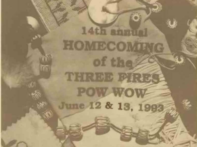 Three Fires Pow-Wow flyer